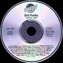 Good Rocking Tonight (Universe UN 7001 - 3 CD Set) - Elvis Presley Various CDs
