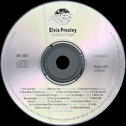 Good Rockin' Tonight Universe 1007- Elvis Presley Various CDs