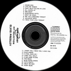 Greatest Hits Selection (Digital Recording Inc. SIS-1013) - Elvis Presley Various CDs