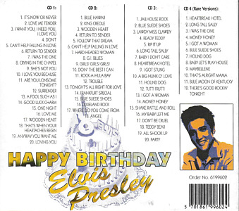 Elvis Presley Various CDs Happy Birthday (4 CD Box) - Elvis Presley Various CDs