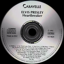 Heartbreaker (Caravelle) - Elvis Presley Various CDs