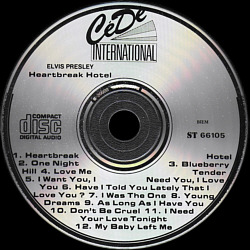Elvis Presley Various CDs Heartbreak Hotel (World Music ST 66105 / World Music WM 66105)- Elvis Presley Various CDs
