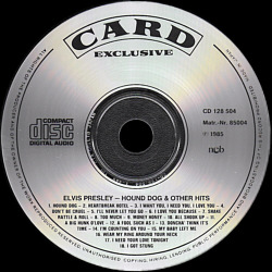 Elvis Presley Various CDs Hound Dog & Other Hits (Card Exclusive CD 128 504)- Elvis Presley Various CDs