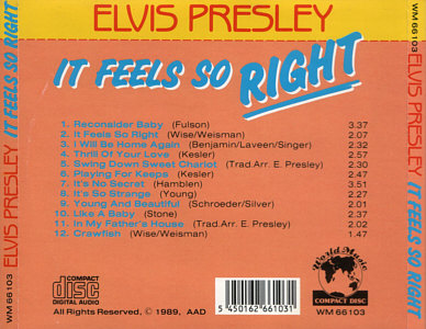 It Feels So Right - Elvis Presley Various CDs