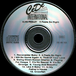 It Feels So Right - Elvis Presley Various CDs