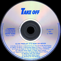 It's Now Or Never (Take Off CD 80129) - Elvis Presley Various CDs