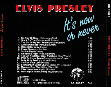 It's Now Or Never (World Star Collection) - Elvis Presley Various CDs
