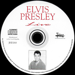 Elvis Presley Various CDs Live (Tring JHD068 - 2009) - Elvis Presley Various CDs
