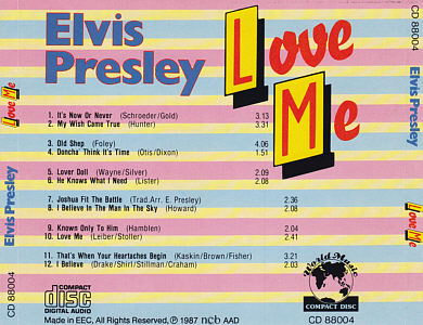 Love Me - World Star Collection - Elvis Presley Various CDs