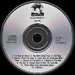 Elvis Presley Various CDs Love Me - World Star Collection - Elvis Presley Various CDs