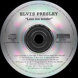 Elvis Presley Various CDs Love Me Tender (Blue Monday BLM 5935) 1993 - Elvis Presley Various CDs