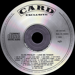 Elvis Presley Various CDs Love Me Tender - Card Exclusive - Elvis Presley Various CDs