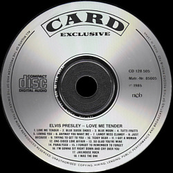 Love Me Tender - Card Exclusive - Elvis Presley Various CDs
