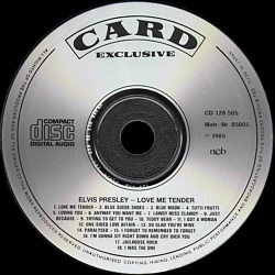 Elvis Presley Various CDs Love Me Tender - Card Exclusive - Elvis Presley Various CDs