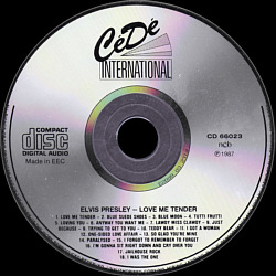 Elvis Presley Various CDs Love Me Tender - CeDe International - Elvis Presley Various CDs