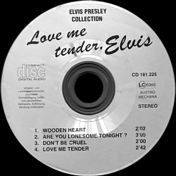 Elvis Presley Various CDs Love Me Tender Elvis - Janus - Elvis Presley Various CDs
