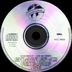 Love Me Tender - World Star Collection (Hungary) - Elvis Presley Various CDs
