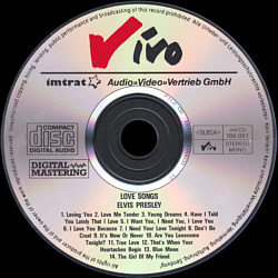 Elvis Presley Various CDs Love Songs (Vivo Imtrat 1991) - Elvis Presley Various CDs