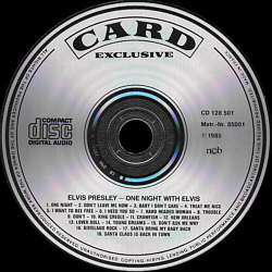 One Night With Elvis (Card Exklusive CD 128501) - Elvis Presley Various CDs