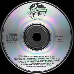 Elvis Presley Various CDs One Night With Elvis (World Star Collection CD 99017) - Elvis Presley Various CDs