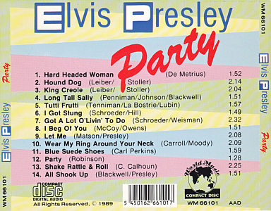 Party - Elvis Presley Various CDs