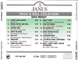 Rock 'n' Roll Collection (Janus) - Elvis Presley Various CDs