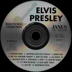 Elvis Presley Various CDs Rock 'n' Roll Collection (Janus) - Elvis Presley Various CDs