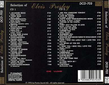 Selection Of Elvis Presley - Elvis Presley Various CDs