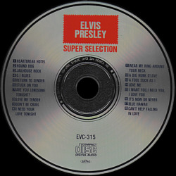 Super Selection 15 - (Echo Industry Japan 1991) - Elvis Presley Various CDs