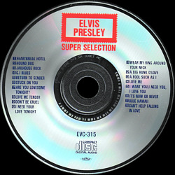 Super Selection 15 - (Echo Industry Japan 1991) - Elvis Presley Various CDs
