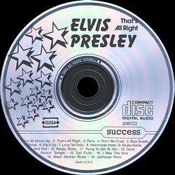 Elvis Presley Various CDs That's All Right - Success 1987 - Elvis Presley Various CDs