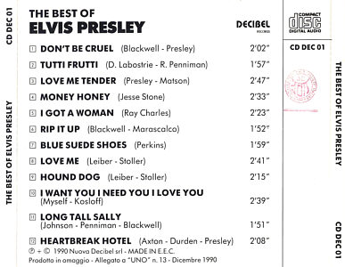 The Best Of Elvis Presley - Elvis Presley Various CDs