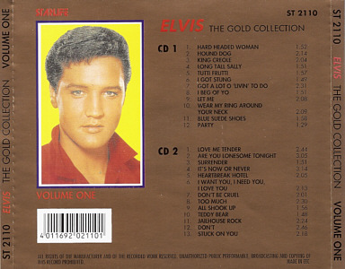 Elvis Presley Various CDs The Gold Collection - Elvis Presley Various CDs