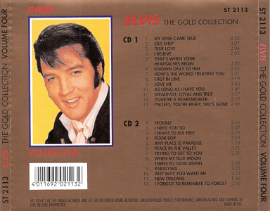 Elvis Presley Various CDs The Gold Collection - Elvis Presley Various CDs