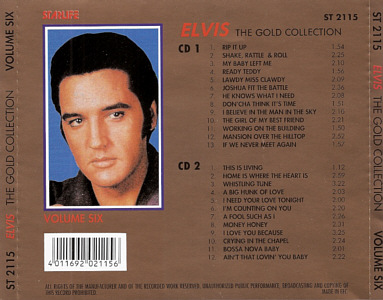 Elvis Presley Various CDs The Gold Collection - Elvis Presley Various CDs