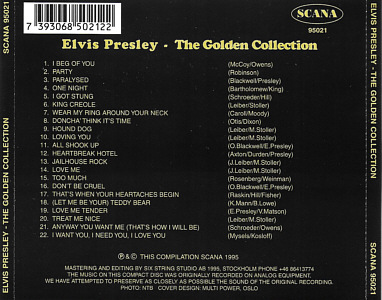 The Golden Collection (Scana) - Elvis Presley Various CDs