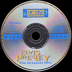 Elvis Presley Various CDs The Greatest Hits (Starlite) - Elvis Presley Various CDs