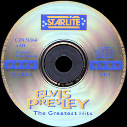 Elvis Presley Various CDs The Greatest Hits (Starlite) - Elvis Presley Various CDs