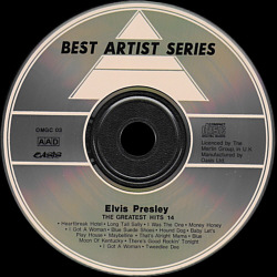 The Greatest Hits 14 (Oasis OMGC 03) - Elvis Presley Various CDs