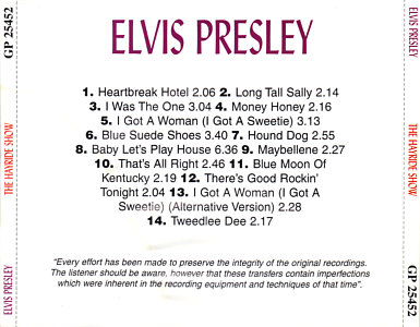 The Hayride Shows (Digimode) - Elvis Presley Various CDs
