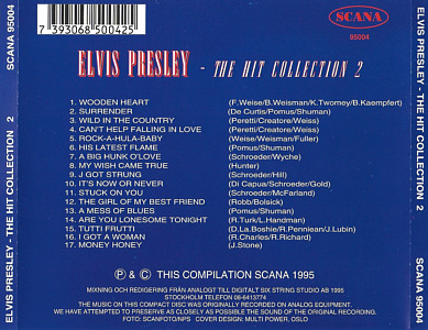 The Hit Collection 2 (Scana) - Elvis Presley Various CDs