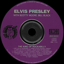 The King Of Rockabilly (J!MCO Records JICK-89281 - Japan 1993)  - Elvis Presley Various CDs