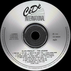 Elvis Presley Various CDs The Legend (CéDé International CD 66024) - Elvis Presley Various CDs