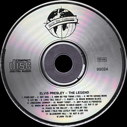 The Legend (World Star Collection WSC 99024) - Elvis Presley Various CDs