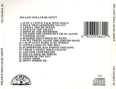 he Million Dollar Quartet (France 1987) - Elvis Presley Various CDs