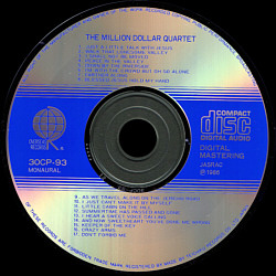 The Million Dollar Quartet The Million Dollar Quartet - Overseas Records 30CP-93 - Japan 1987 - Elvis Presley Various CDs