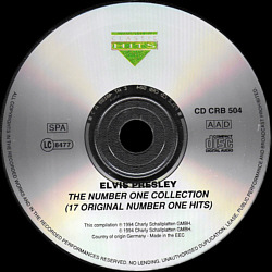 Elvis Presley Various CDs The Number One Collection (17 Original No One Hits) - Charly 1994 - Elvis Presley Various CDs
