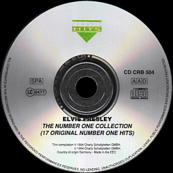 Elvis Presley Various CDs The Number One Collection (17 Original No One Hits) - Charly 1994 - Elvis Presley Various CDs