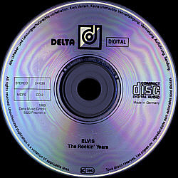 The Rockin' Years (UK) - Elvis Presley Various CDs