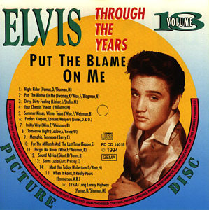 Through The Years Vol. 18  Picture Disc - Elvis Presley Various CDs